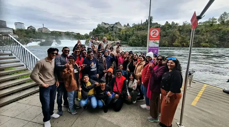Travelers enjoying Europe holiday tour package